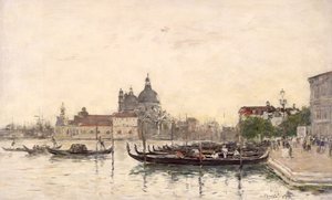 Venedig, Molo af Eugene Louis Boudin