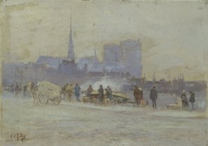 Notre-Dame, udsigt fra Quai de l