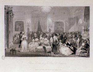 En social aften med hertugen af Orleans (Ferdinand-Philippe eller Ferdinand Philippe d
