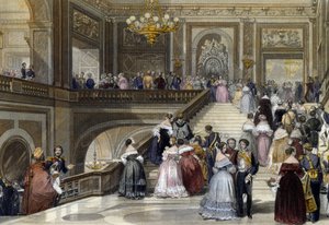 Stor fest i Versailles-slottet af Eugene Louis Lami