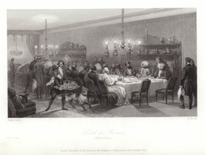 Hotel des Princes af Eugene Louis Lami