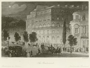 Boulevarderne af Eugene Louis Lami
