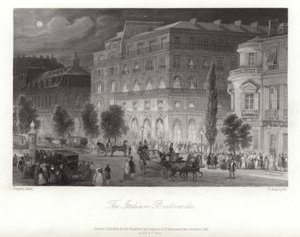 De italienske boulevarder af Eugene Louis Lami
