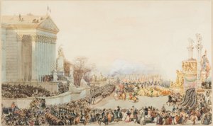 Oversættelsen af Napoleons aske: 15. december 1840 af Eugene Louis Lami