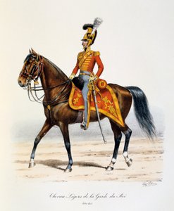 Lette Heste af Kongens Garde, 1814-15