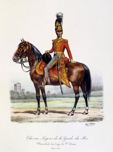 Lette heste fra Kongens Garde, Maréchal-des-Logis de 1er Classe, 1814-15