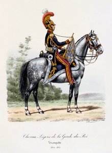 Lette Heste af Kongens Garde, Trompetist, 1814-15