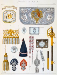 Kongens Heste Grenadier, Insignia