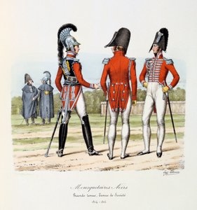 Sorte Musketerer, Heldragt og Firmadragt, 1814-15