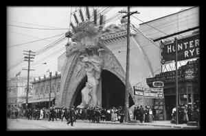 Entrance to Dreamland, 1908 (nitrat negativ)