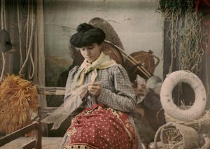 Portræt af Celestina Interguglielmi af Eugenio Interguglielmi