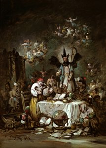 Allegorisk lunefuldhed. Girrigheden, 1852