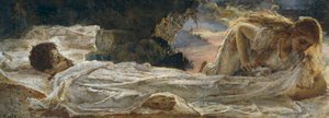 Kristus og Maria Magdalene af Eugenio Prati
