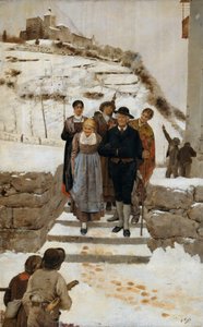 Guldbryllup i Sydtyrol af Eugenio Prati