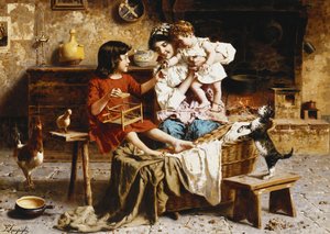 Sjov baby af Eugenio Zampighi