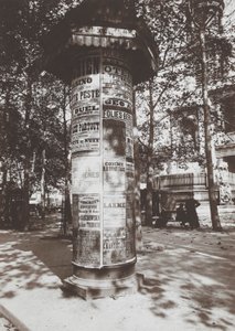 Søjle-St. Sulpice af Eugène Atget
