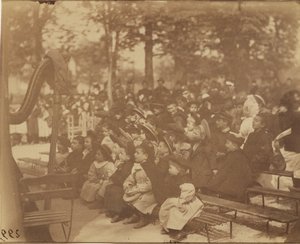 Guignol, Luxembourg Haver af Eugène Atget