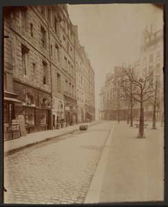 Place Dauphine af Eugène Atget