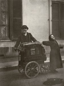 Gademusikere af Eugène Atget