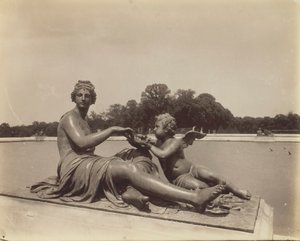 Versailles, Parkens hjørne, 1901. af Eugène Atget
