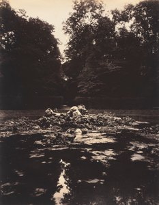 Versailles, Enceladus-fontænen, 1922-1923. af Eugène Atget