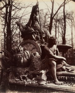 Versailles, det triumferende Frankrigs springvand, 1904. af Eugène Atget
