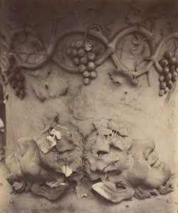 Versailles, Vase detalje, 1906. af Eugène Atget