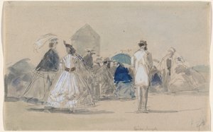 Crinolines på stranden