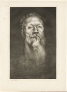 Portræt af Auguste Rodin af Eugène Carrière