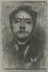 Portræt af Jean Ajalbert, ca. 1893. af Eugène Carrière