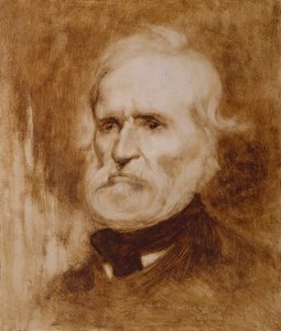 Portræt af Louis-Auguste Blanqui 1805-1881, ca. 1880. af Eugène Carrière