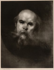 Portræt af Paul Verlaine af Eugène Carrière