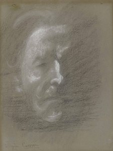 Selvportræt. af Eugène Carrière