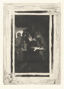 En smed (Un Forgeron) af Eugène Delacroix