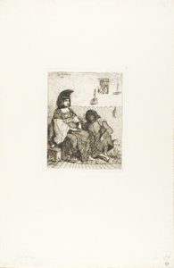 algerisk jøde af Eugène Delacroix