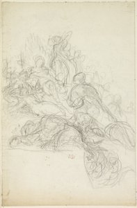Allegorisk eller mytologisk scene af Eugène Delacroix