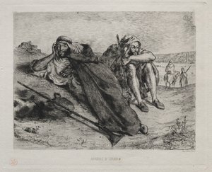arabere fra Oran af Eugène Delacroix