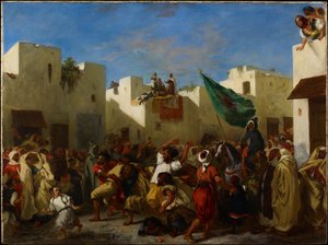 Konvulsionister fra Tanger af Eugène Delacroix
