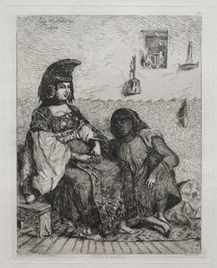 jødisk kvinde fra Algier af Eugène Delacroix