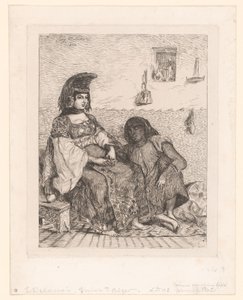 Jødisk kvinde fra Algier af Eugène Delacroix