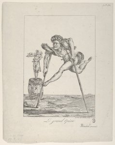 Den store opera, 1821., 1821. af Eugène Delacroix