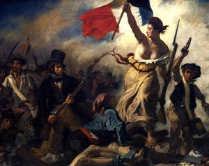 Friheden leder folket af Eugène Delacroix