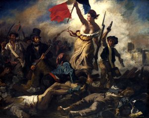 Friheden leder folket af Eugène Delacroix