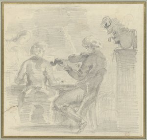 Musikskabende selskab af Eugène Delacroix