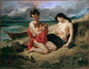 Natchez af Eugène Delacroix