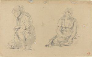 Kvinder fra Algier af Eugène Delacroix