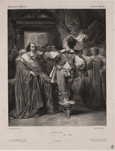 Chronicles of France: Scene of the Fronde - Prinsen af Condé af Eugène François Marie Joseph Devéria
