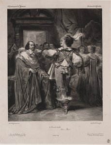 Chronicles of France: Scene of the Fronde - Prinsen af Condé, 1829. af Eugène François Marie Joseph Devéria