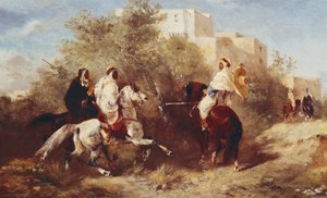 arabiske ryttere af Eugène Fromentin