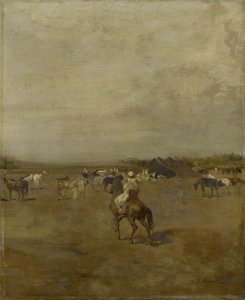 Arabisk lejr, ca. 1847 af Eugène Fromentin